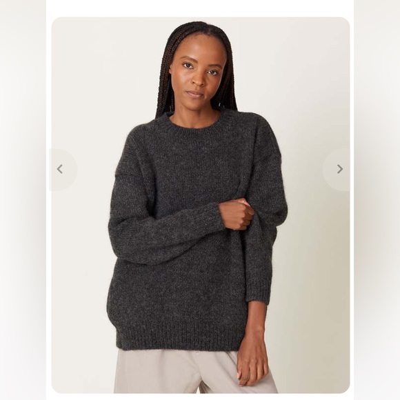 Skall Studio Lucy Knit- Charcoal Gray Wool NWT - Picture 1 of 5
